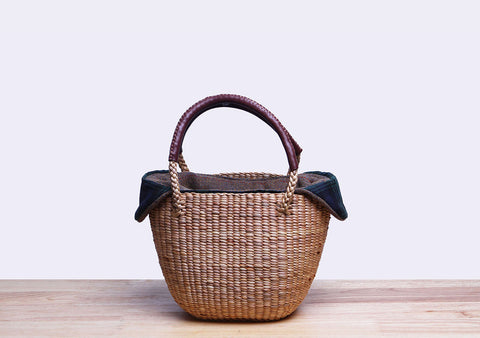 Straw Bucket Bag