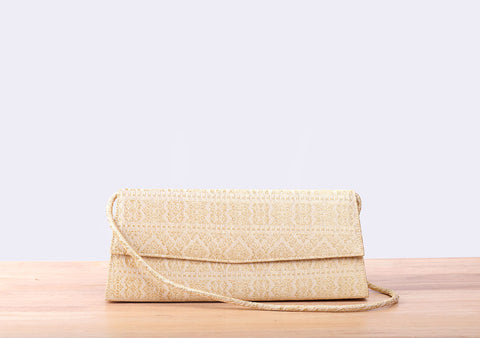 Thai Silk Bag (Cream)