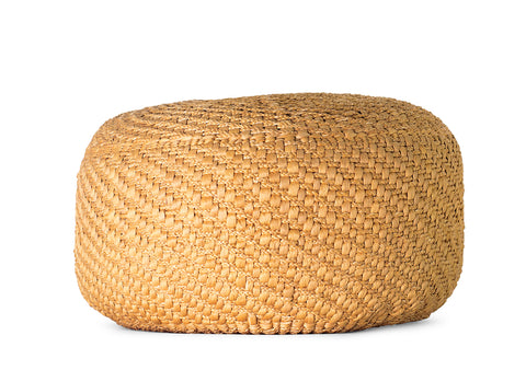 Wicker Jute Pouffe