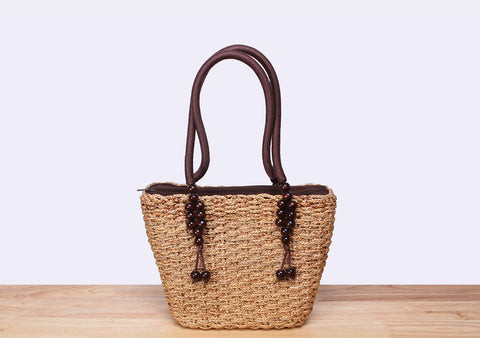 NATTIWA Straw Tote Bag