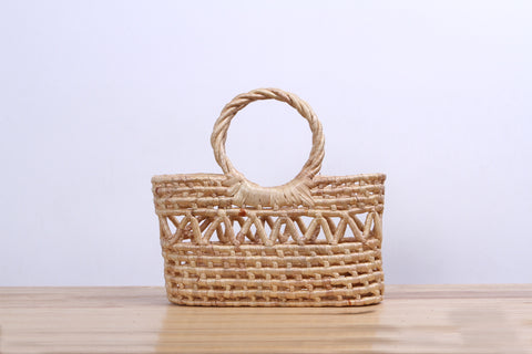 Straw handbag ( S )