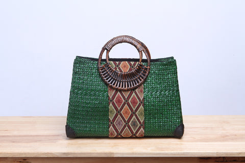 Green Seagrass Tote Bag