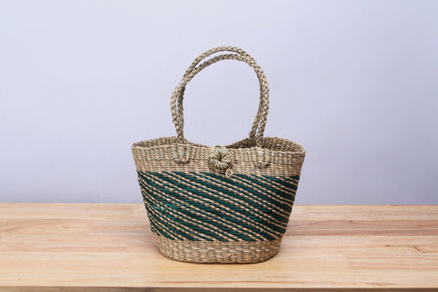 Mini Straw Tote Bag